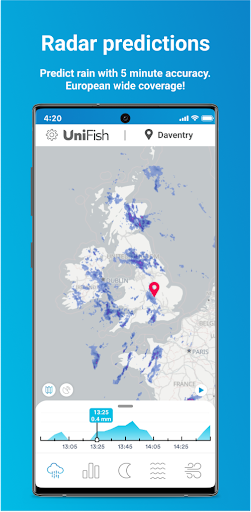 Android application UniFish Weather screenshort