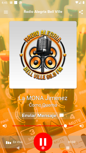 Android application Radio Alegria Bell Ville screenshort