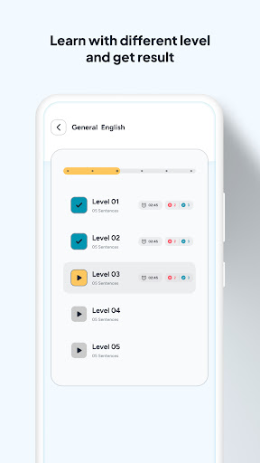 Screenshot of English Sentence Make & Learn