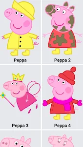 그리는 방법 Peppa Pig