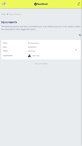 MySportSmart Screen 2