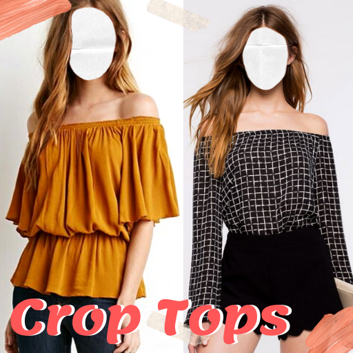 Women Crop Tops Photo Suit logo