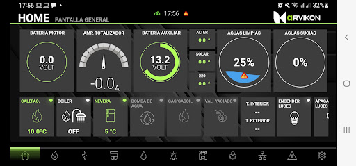 Android application ARVIKON Smart Caravaning APP screenshort