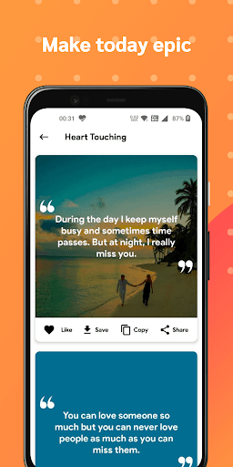 Quotes - Daily Status Screen 3