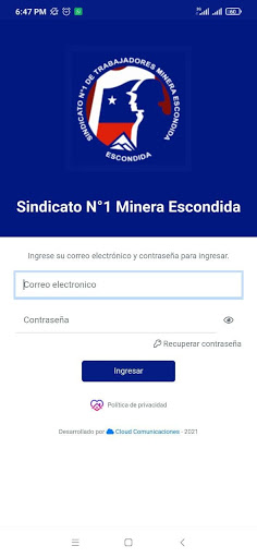 Sindicato N°1 Minera Escondida Screen 2