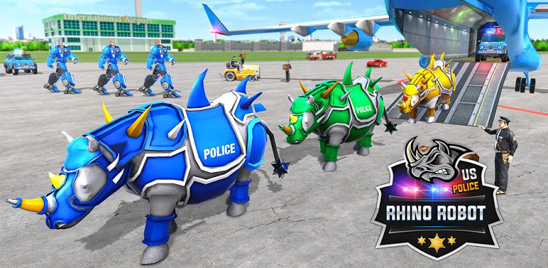 rhino robot: mech robot game