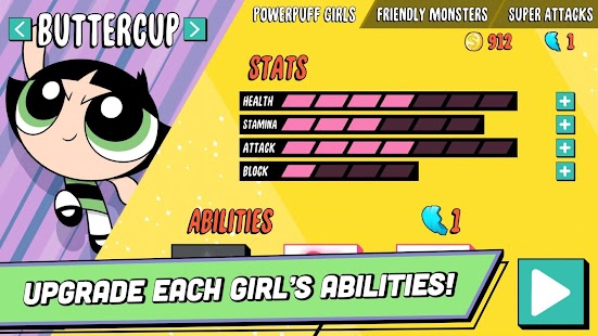 Ready, Set, Monsters! - Powerpuff Girls Games Screenshot