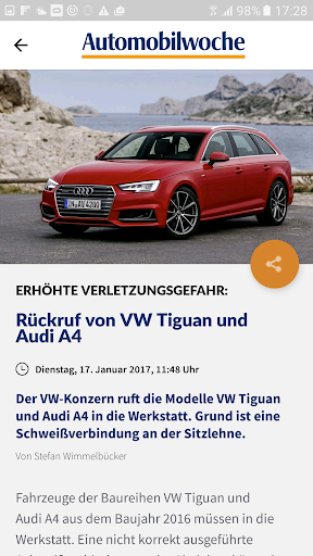 Automobilwoche Nachrichten Screen 3