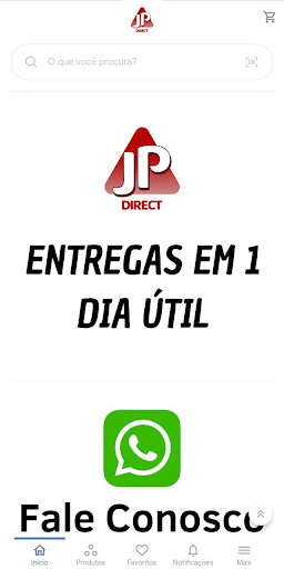 Android application JP Direct screenshort