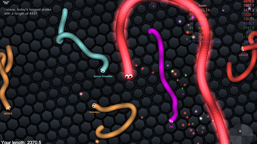 slither.io Mod APK 2.3.1 [Unlimited Health, No death] Gallery 5