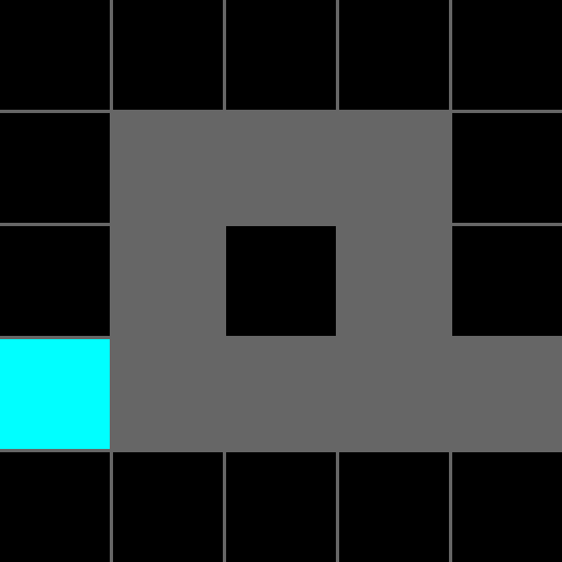 Maze and snake logo
