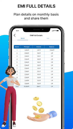 EMI Calculator Loan Planner Screen 2