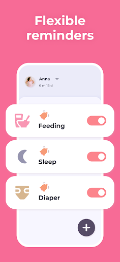 Baby diary feeding timer track Screen 3