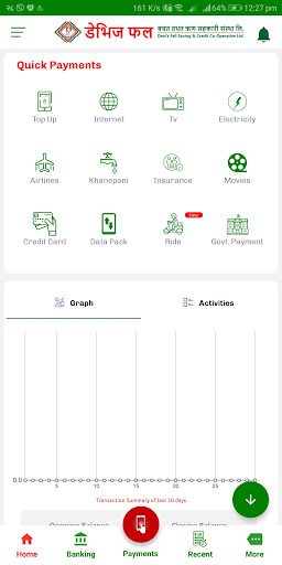Devis Fall Mobile Banking Screen 2