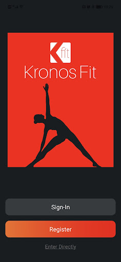 Android application Kronos Fit screenshort