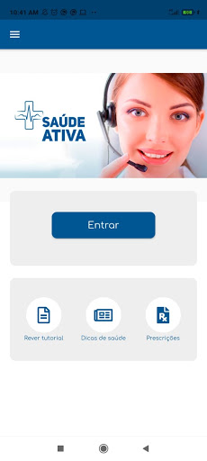 Android application Saúde Ativa SC screenshort