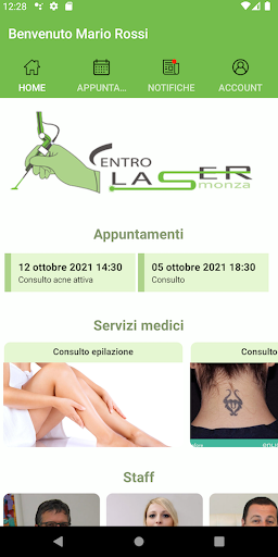 Centro Laser Monza Screen 3