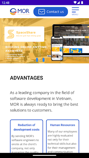 Android application Morsoftware - DEV in Vietnam screenshort