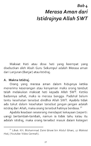 17 Maksiat Hati Guru Sekumpul