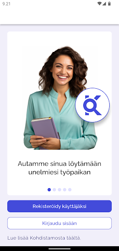 Android application Kohdistamo screenshort