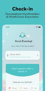 Screenshot 1 VibeUp: Manifest, Mindfulness android