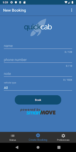 QuickCab Screen 3
