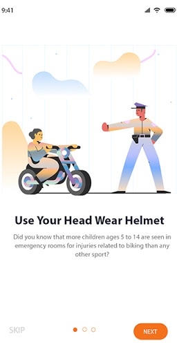 Android application iSmart Challan screenshort