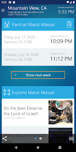 Shabbat & Holiday Times