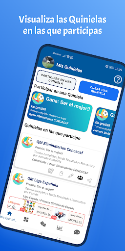 Android application Quiniela Master screenshort