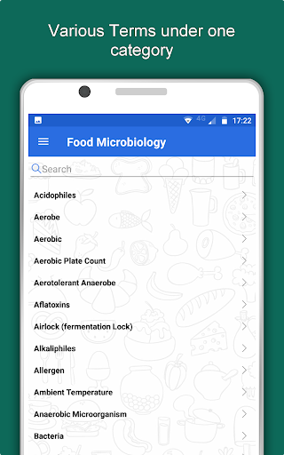 Screenshot of Food Science & Nutrition App