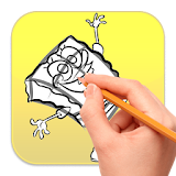 How to Draw SpongeBobby icon