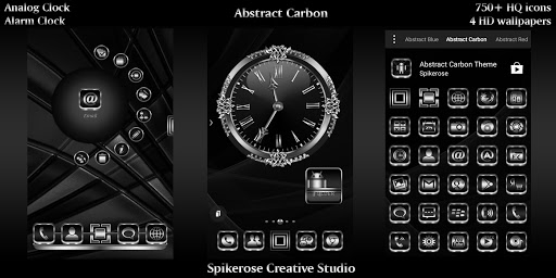 Abstract Carbon theme Screen 2