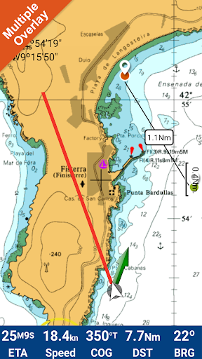 Android application Galicia GPS Map Navigator screenshort