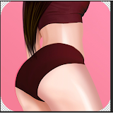 Small waist and big hips icon
