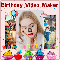 День рождения Video Maker с музыкой-фильм