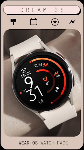 Dream 38 - Digital Watch Face Screen 2