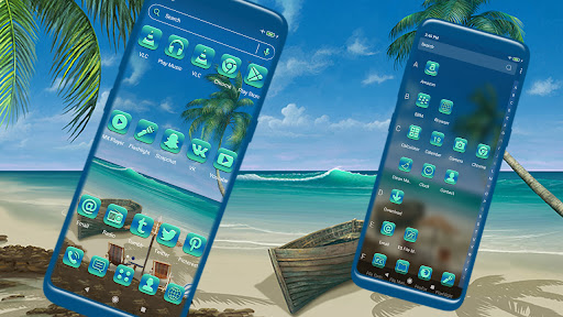 Beautiful Beach Theme Screen 3