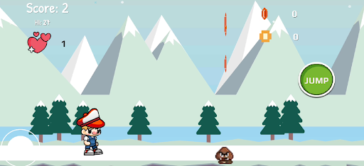 Android application Super Dino Run & Gun screenshort