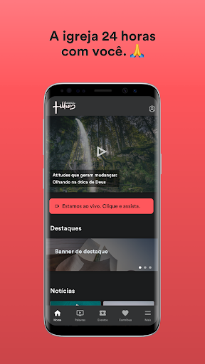 Android application CAF Brasília screenshort