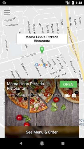 MamaLinosPizza Screen 2