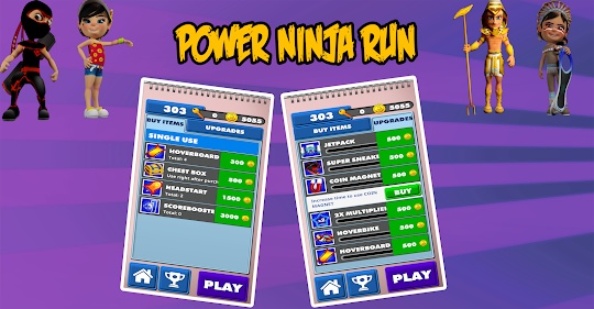 Power Ninja Running: Superboy