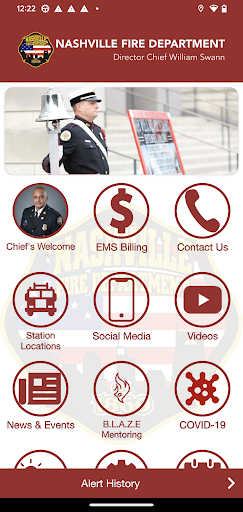 Android application Nashville Fire Department screenshort