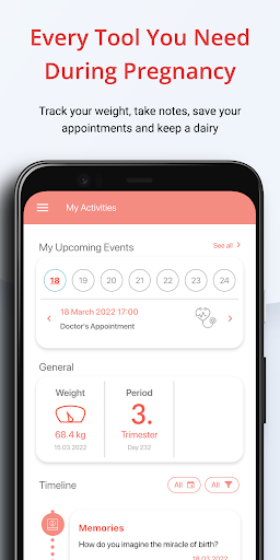 Elika - Pregnancy Tracking Screen 3