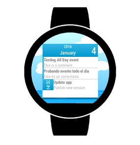 Wear os sale calendar app