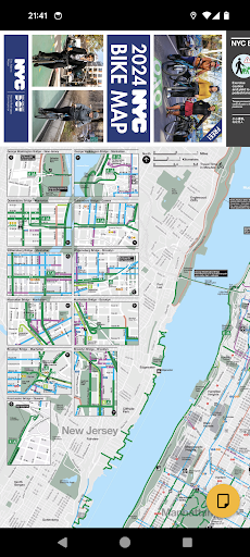Android application Offline bike map: New York screenshort