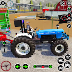 Cover Image of Download Village Farming Tractor Sim 3D  APK
