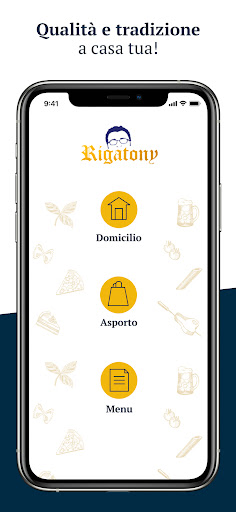 Android application Bistrot Rigatony screenshort