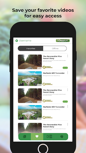 Android application ForestVR screenshort