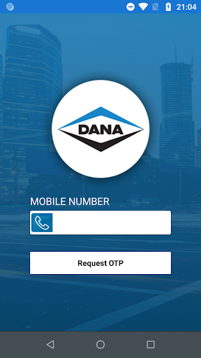 Android application Dana Logistics screenshort