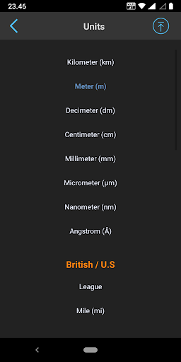 Convert All Units Screen 3
